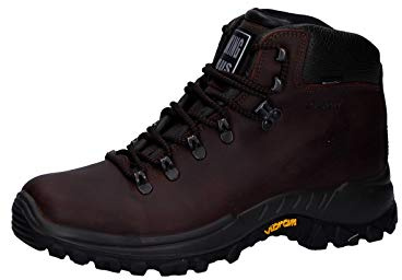 Grisport® Jaktstövlar män vattentäta med Vibram®-sula, vandringsstövlar, BRUN, 45 EU
