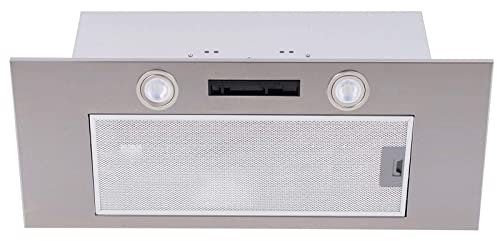 90cm Canopy Cooker Hood Kitchen Extractor Fan In Silver Built-in - SIA CUP90SI