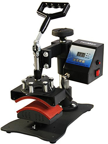 PixMax Mützenpresse Kappenpresse Textilpresse Transferpresse Cappresse GRATIS Sublimationspapier