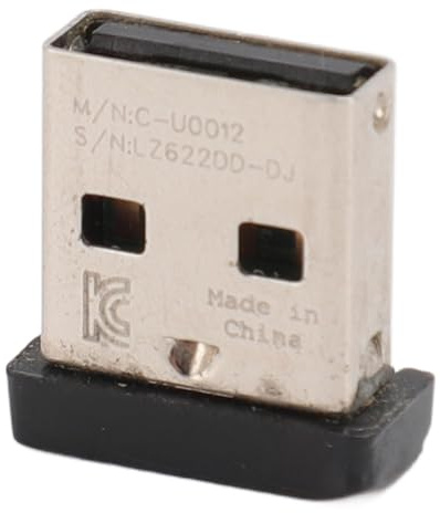 Receptor de Ratón USB, Adaptador Receptor de Teclado Inalámbrico Ligero Plug and Play Portátil Universal 2,4G para K400PLUS para K270