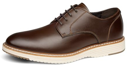Bruno Marc Men's Crossflex Casual Dress Shoes Business Formal Oxfords Sneaker,Size 11,Dark Brown,SBOX2417M
