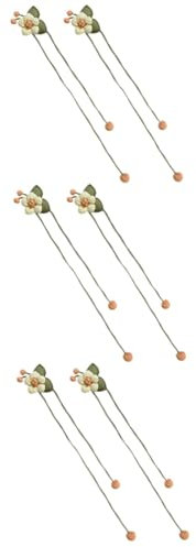 Cabilock 6 STK Vorhang Krawatte Gardinenband Vorhang zieht Sich zurück Vorhanghalter aus Seil vorhangstangen fenstervorhänge Curtain Elegantes Vorhangdekor zarte Vorhangschnalle Stoff