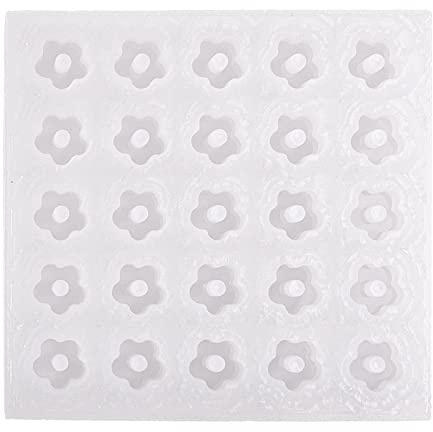 Zemusinet Moule en Silicone pour Pendentif en Forme de Fleur/Ours - Moule en Résine Époxy pour Fabrication de Bijoux, Colliers, Boucles d'oreilles, Pendentifs, Loisirs Créatifs (Fleurs)
