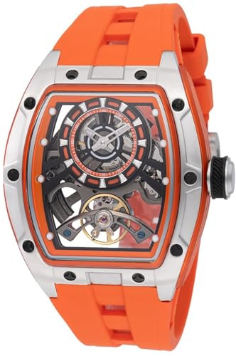 Invicta S1 Rally 49034 Herren Uhr - Automatik Bewegung - Edelstahl mit Schwarzem Zifferblatt - 44 mm
