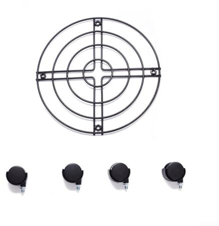 Soporte móvil multiusos para flores con ruedas, práctico carrito de plantas para mejorar espacios interiores y exteriores (40 x 6 cm)