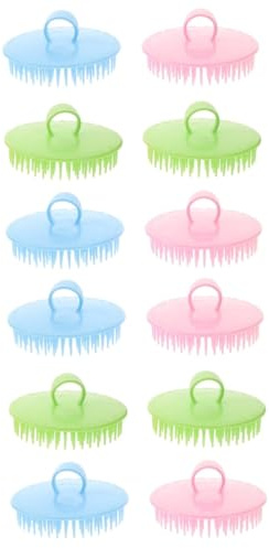 OATIPHO 2 Sätze Shampoo-bürste Kopfhaut Reinigung Massagebürste Haarbürste Friseur Bürsten Friseurbürsten Haarmassagepinsel Haarduschpinsel Shampoo Pinsel Friseurbedarf Pp 6 Stück * 2
