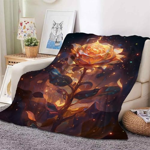 YZQGLHP Manta Rosa Mantas Llama Estampado 3D Cobija Mantas Suave Franela para Cama, Cobertor Sofa 220x240 cm Manta de Microfibra Cálida Decorativa