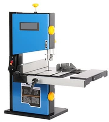 Mini Sega da Tavolo, 8 pollici 9 pollici segatrice a nastro for la lavorazione del legno a filo da tavolo puzzle metallo 85/89MM taglio rosario strumenti da tavolo 350/550W(8 Inch Machine)