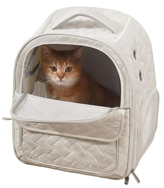 TYUKXJH Katzentasche Transportbox - Hunde Rucksack Tragetasche,Tragbare Klappbare Tragetasche Beutel Für Camping Motorrad Outdoor Freizeit Auto Indoor