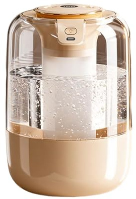 Qiwieod Humidificador De Habitación | Pantalla Digital Silenciosa 2 Salidas | Humidificador Para Bebé Con Nivel De Vapor Ajustable - Para Sala Cocina Guardería Oficina Plantas Apartamento y