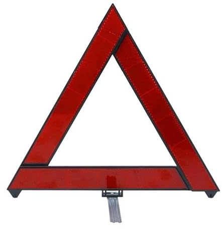 Reflex varningstriangel Triangel Reflektorskylt Vikbart Bil Reflexstativ Natt Trafiksäkerhetsvarning Stativ