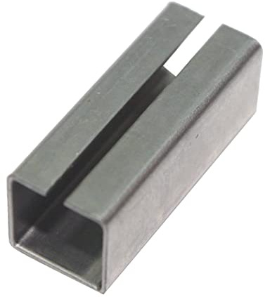 Basi® Reduzier-/Ausgleichshülse, Stahl verzinkt (Vierkant-Maße von 7 auf 8 mm)