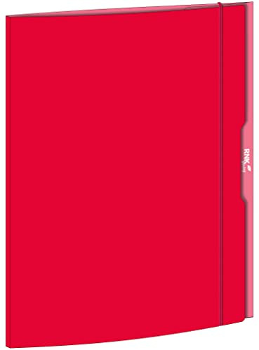 RNKVERLAG 45336 - Sammelmappe rot, 310 x 440 mm, DIN A3, mit Gummizugverschluss, 1 Stück