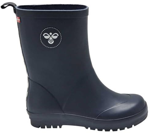 Hummel Unisex barn gummibåt Jr.Rain Boot, Svart iris, 31 EU