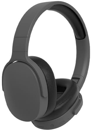 YiYunTE Headphones Wireless Bluetooth Over Ear Headphones Noise Cancelling On Ear Headphones Over Head Wired Headphones with Microphone Jack Foldable Headphone Black Headset for Gaming Gym PC Laptop