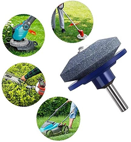 Débroussailleuse Tondeuse à Gazon affûteuse Outils de Jardin perceuse à Main perceuse électrique affûteuse multifonctionnelle Pierre Vent affûteuse électrique Aiguisé et Efficace