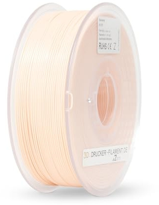 Z3D® ABS 1,75mm BEIGE-HAUTFARBE 1kg 3D Drucker Filament - hochwertig, geringe Schrumpfung, stoßfest & formstabil, hitzebeständig, ideal für technische Teile