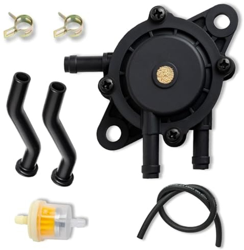 Kurihina Compatible avec le tuyau d'aspiration 596163 et la pompe à carburant 808656 - Remplacement pour tracteur tondeuse à gazon à petit moteur Briggs & Stratton Honda Yamaha John Deere