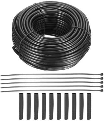 uxcell 24 Gauge Wire 4 Conductor Electrical Wire, 24 AWG Stranded PVC Cord, 24/4 Low Voltage Landscape Lighting Copper Cable for House Wiring Garage Trailer Boat Wiring, 30.5m/100ft