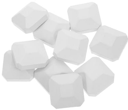 ASAKKURA 10pcs Replacement Cordierite Briquettes for Gas Grills Heat Resistant Self-cleaning Briquettes Compatible Outdoor Bbq Camping Easy Maintenance Quick Replacement