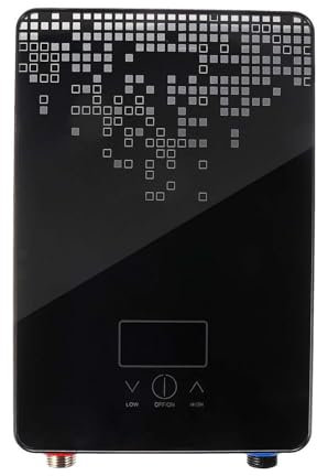 Chauffe-eau électrique, chauffe-eau instantané, Chaudière Instantanée Sans Fente Efficace 6500W, Thermostat De Douche Sans Fente For Salle De Bains, Chauffe-eau Électrique Intelligent De Sécurité pour