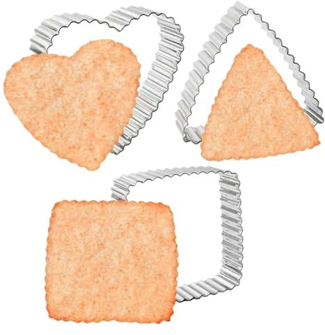 Acunny Stampo per cracker per le vacanze, taglierina a di triangolo per fondente – Facile pubblicazione di non stick Cracker Maker – Strumento per panini, muffin, fondente