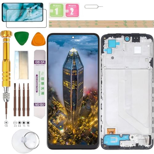 Gadget Troops (Incell) LCD-Display-Baugruppe für Xiaomi Redmi Note 10 (4G-Version) M2101K7AG / Note 10S M2101K7BNY / POCO M5S 2207117BPG Bildschirm-Ersatz-Kit