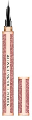 BIUDECO Eyeliner Liquido Penna Punta Sottile Asciugatura Rapida Trucco Occhi Donna Antischeggia Durevole Make Up Precisione Rosso Corallo Arancione