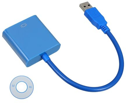 DIYEAH Usb to Vga Adapter Cable External Video Display Adapter Converter for Monitor for Laptop Desktop for Monitor