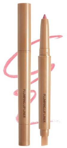 Erinde Crayon à Lèvres avec Pinceau Estompeur, Feutre à Lèvres Mat Longue Tenue, Haute Pigmentation & Waterproof, Contour Lèvres Précis et Naturel, Texture Crémeuse pour un Look Repulpé #01