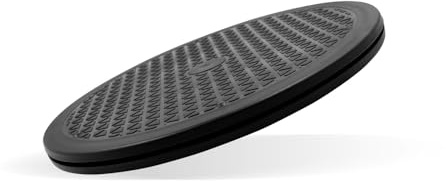 1x Drehteller 30 cm Stahlkugellager 360 Grad Schwarz | Drehwirbel Drehtisch Ständer Rotierende Plattenteller für TV Lautsprecher Monitor Küchengeräte Pflanzen