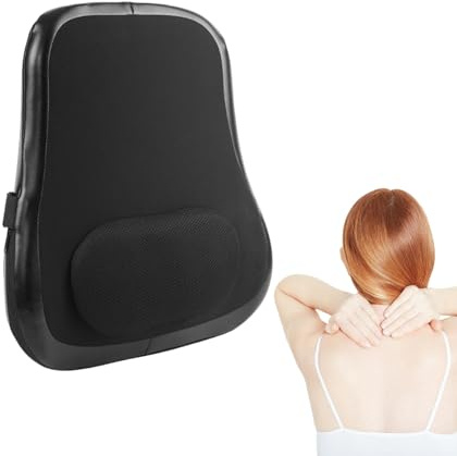 Massaggiatore Dorsal per sedile – massaggiatore cervicale termico – massaggiante elettrico senza fili recupero sportivo casa ufficio auto