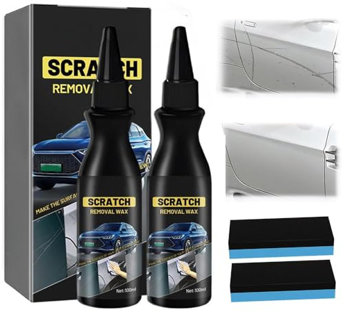 2026 Neu Professioneller Auto Kratzerentferner, Schnelle Tiefenreparaturcreme mit Langzeitschutz, Effektive Entfernung von Kratzern & Lackschäden - Inklusive Anti-Kratzer (2)