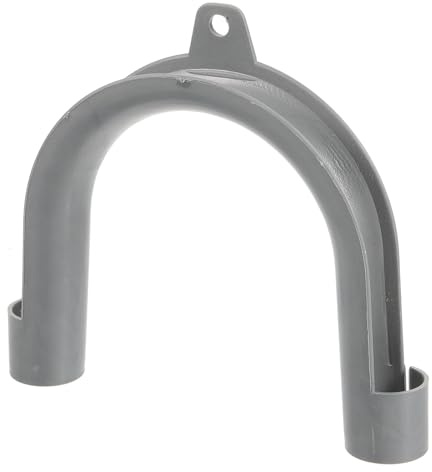 SHINEOFI Washing Machine Hose Hook Rust-Resistant Plastic U Bracket for Stable Drain Hose Installation in Home Laundry