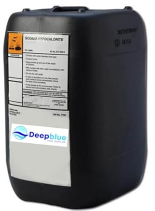 Deep Blue Pro Industrial Strength Liquid chlorine WITH CALGON for swimming pools hot tub Disinfectant cleaner 10 litres 10L Sodium Hypochlorite