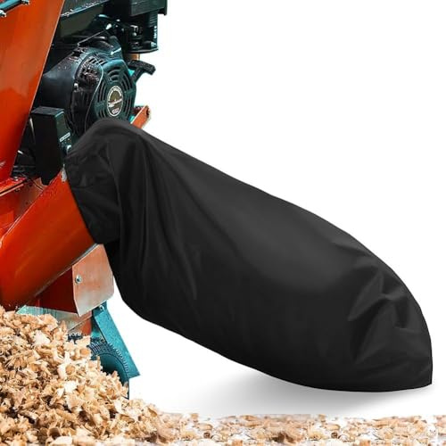 Sac de déchiqueteuse de bois, sac réutilisable pour débroussailleuse de bois, sac de rechange pour coupe-bois, 61 x 122 cm