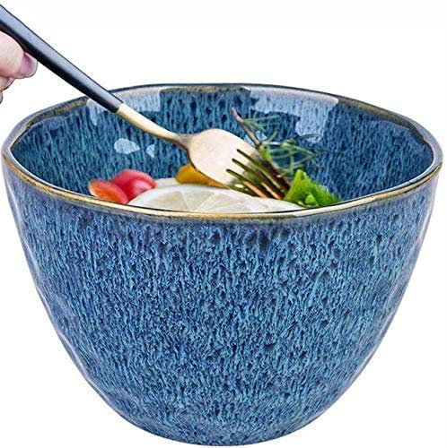 UQACHG Ciotola per zuppa in Stile Giapponese per Uso Domestico Insalatiera in Ceramica Ciotola per Dessert Ciotola per Cucina per Hotel Ristorante