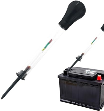 Dmuzsoih Probador de anticongelante,Probador de refrigerante anticongelante | Medidor de densidad de anticongelante para automóvil,Probador automático potente del medidor de líquido de la batería,