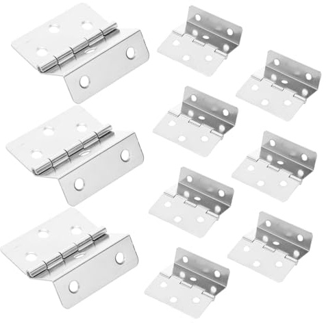 OSALADI 10 Piezas De Herrajes Para Muebles Bisagras Para Puertas Plegables Herrajes Para Puertas Y Ventanas Bisagras De Metal Para Cajones Plegables Accesorios Para Cajones