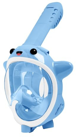 Snorkels Full Face Con Dry Tops Sistemi di Respirazione Bambini Snorkeling Pieghevole Vista Panoramica Snorkeling Full Face Snorkel Per Il Bambino