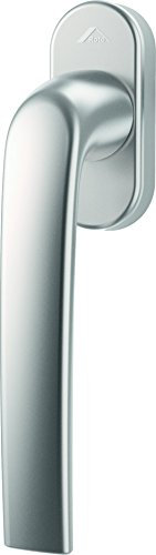 Fenstergriff Roto Samba natursilber mit Schrauben Vierkantstift 7 x 32 mm