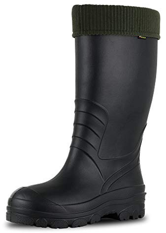 Outdoor Boots, Wellies for Men, Made of Thermo Rubber Compound, Walking Hunting Farming, Fashionable Design, Outdoor Heavy-Duty Boots, Removable Lining, Heavy Duty Outdoor Boots (11)
