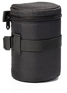 easyCover lins väska skydd storlek 85 x 150 mm (svart), svart, Linsväska