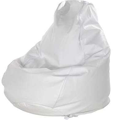 Taylor Made Marine Bean Bag Chair for Boats, Docks, Beaches, Marine Grade Vinyl, Twin-Zipper Design, Weather-Resistant, Water-Repellent, Carrying Handles, White – 2020193611