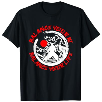 Aikido Aikidoka Balance Your Ki Balance Your Life T-Shirt