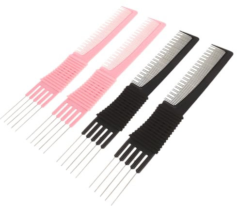 Ipetboom 4 Peines Para El Cabello Peines Para Cardar Extra Largos Cepillos Para Cardar Para Peinar Tejer Para Para El Cabello De De