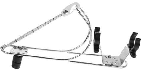 ADOCARN Stainless Steel Lifebuoy Holder Bracket Versatile Horseshoe Bracket for Boats and Yachts Lightweight Design Easy Installation Durable and Safe Lifering Accessory