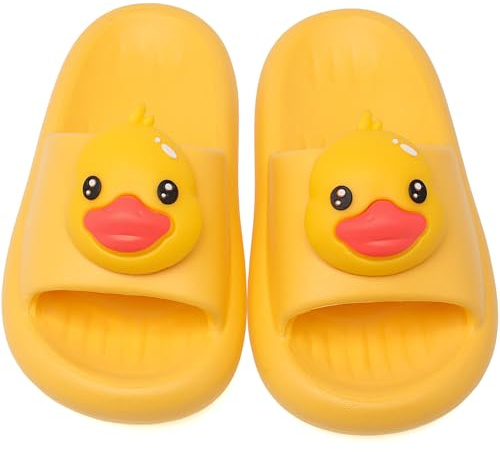 Vunavueya Chanclas de Baño Antideslizantes para Niños y Niñas Sandalias Zapatillas EVA para Baño Playa Piscina Jardín Amarillo Duck 20/21 EU_150