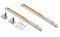 Wardrobe Sliding Door Track Gear System Kit - Tracks 1700mm, 2300mm or 2700mm (Soft Close system (1 pair) 50 kg END DOORS)