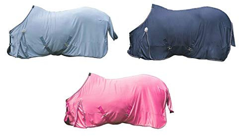 netproshop Abschwitzdecke Coolmesh Material hoch atmungsaktiv Gr. 135-155, Groesse:155, Farbe:Pink